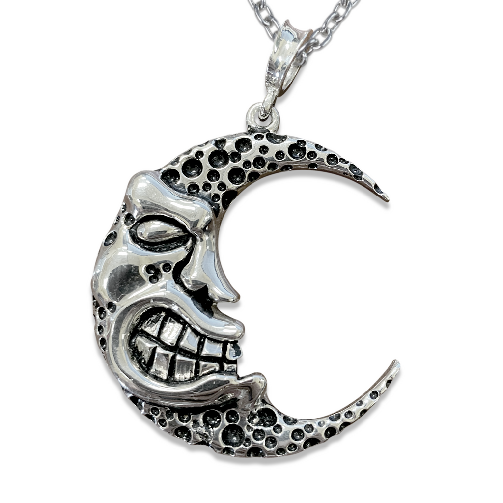 Moon Pendant - Sterling Silver