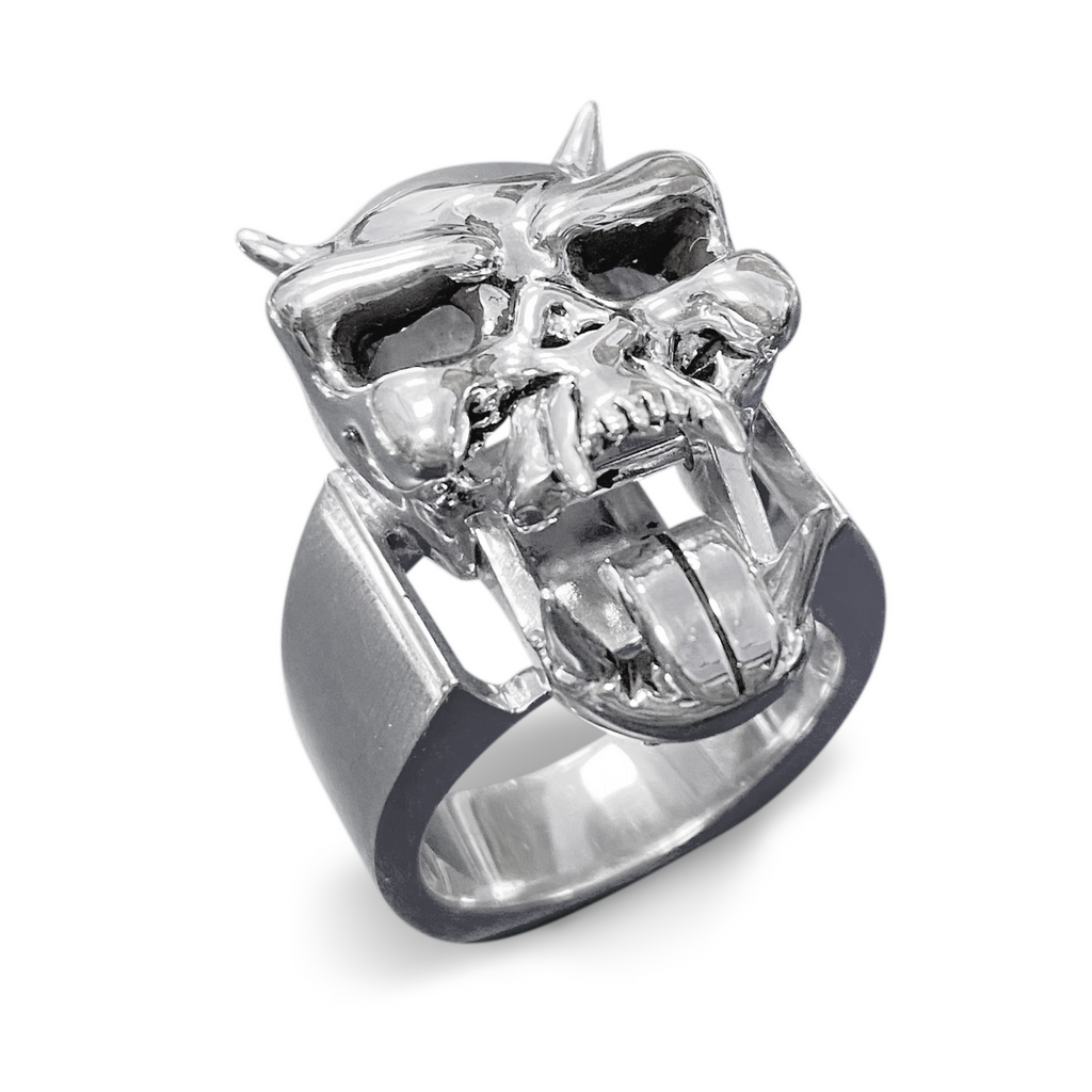 Gothic Skull With Scorpion Stainless Steel Ring – GTHIC